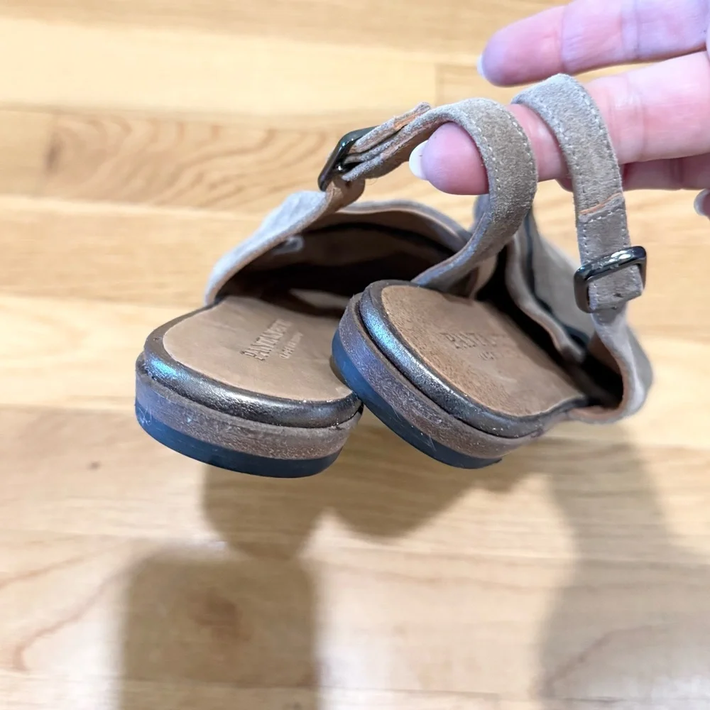 Pantanetti Suede Slingback Ballet Flats – Italy